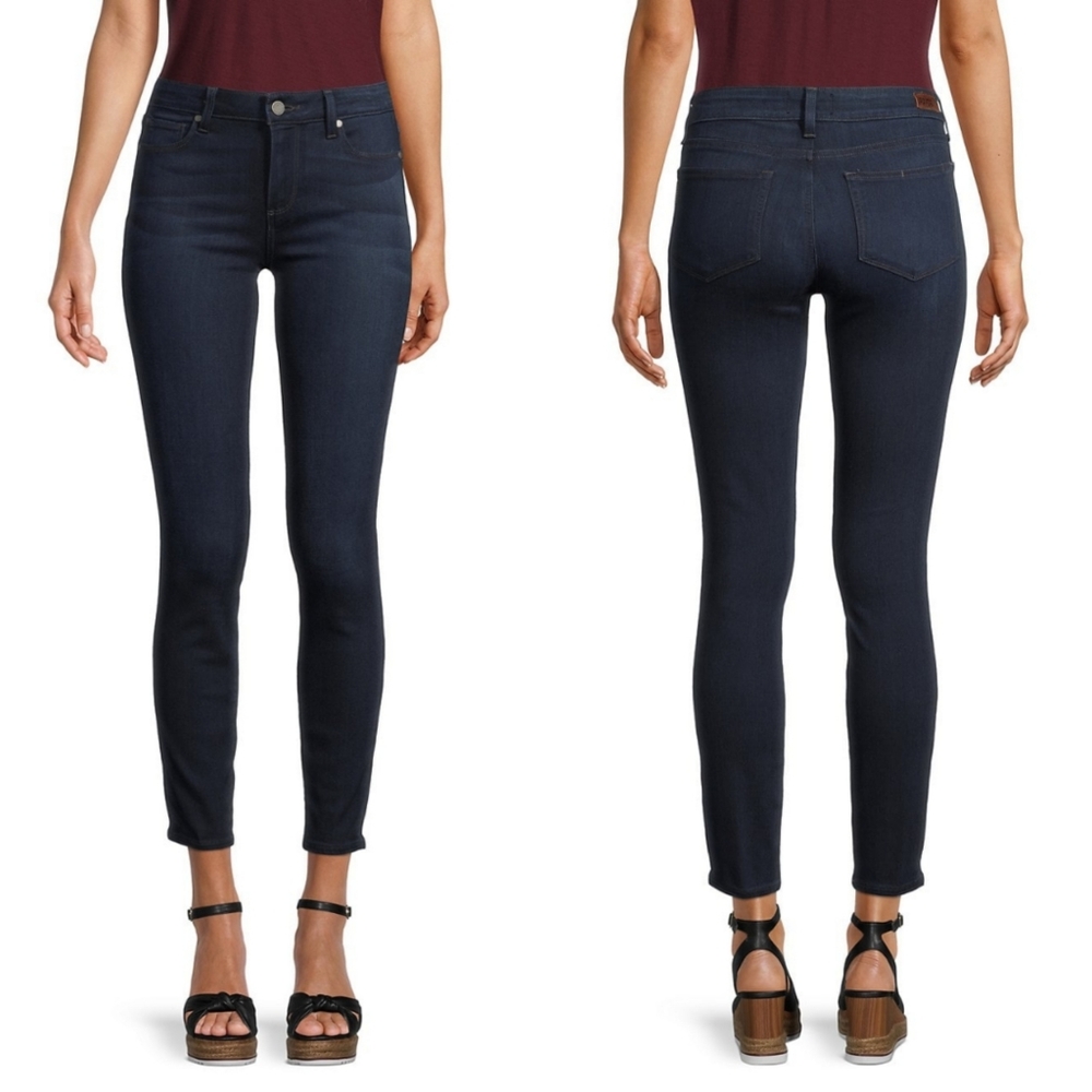 Paige Verdugo Ankle Dark Wash Designer Denim Size 25